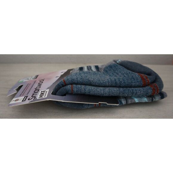 SmartWool Women Sz M Gray Castle Peak Pattern Hike Light Cushion Mid Crew Socks - Picture 5 of 6